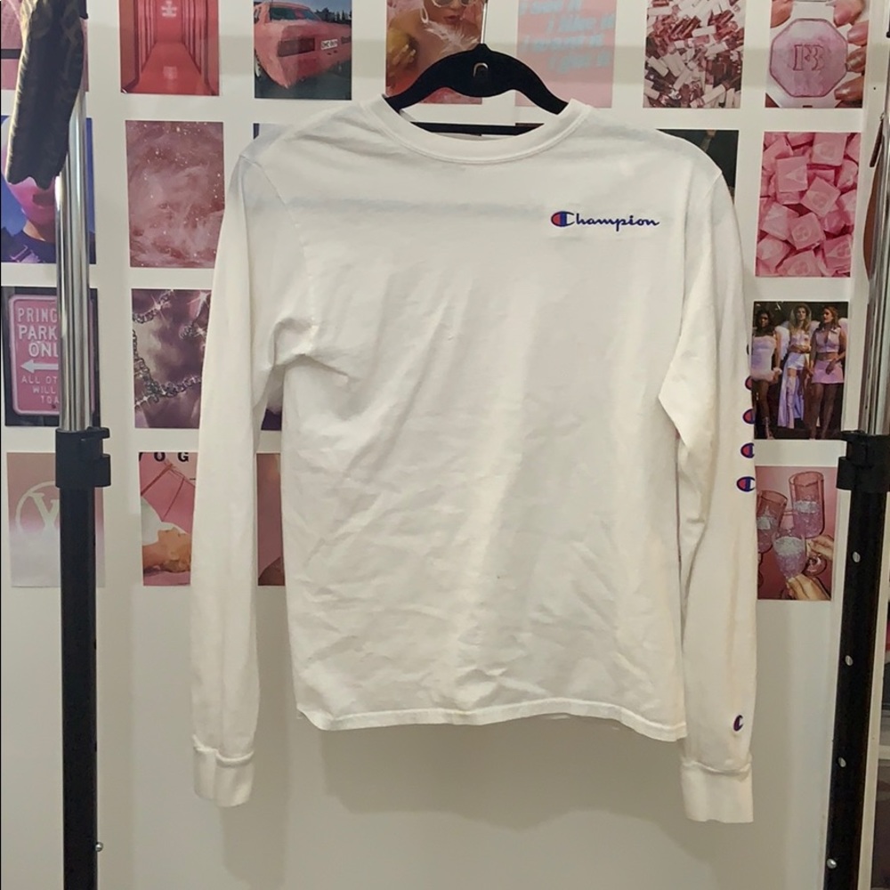 champion long sleeve tee